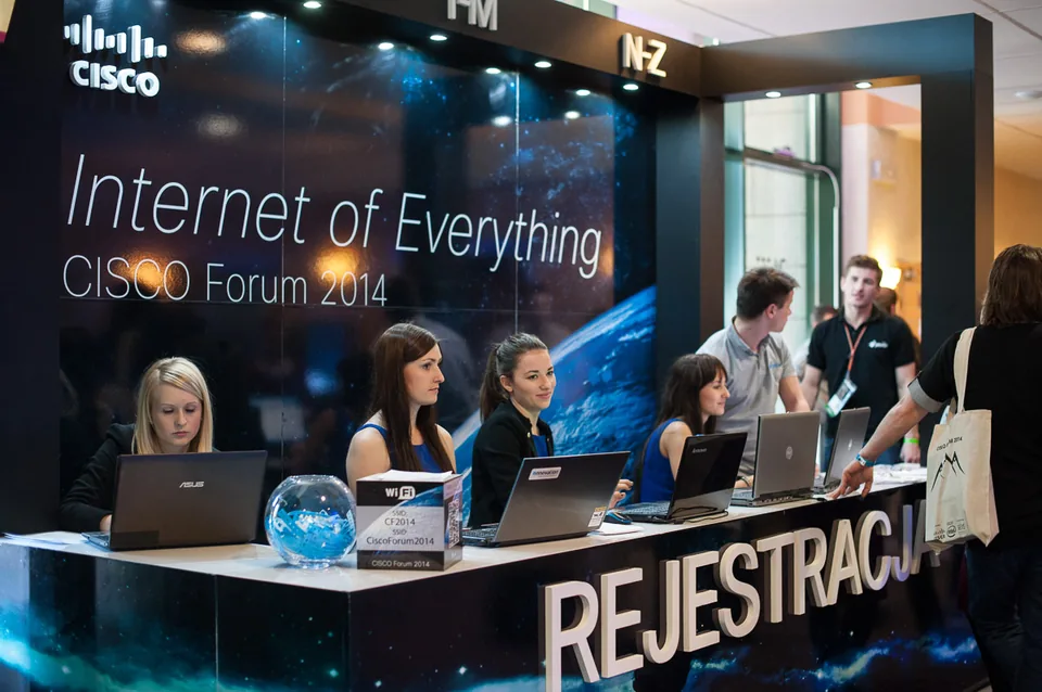 Cisco Forum 2014 - strefa rejestracji