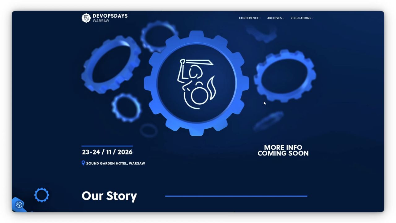 DevOpsDays website preview