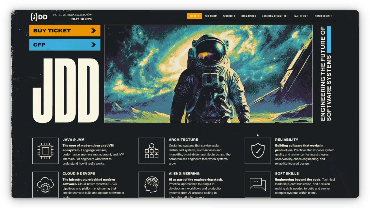 JDD Conference new website preview