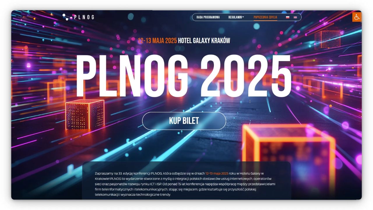 PLNOG website preview